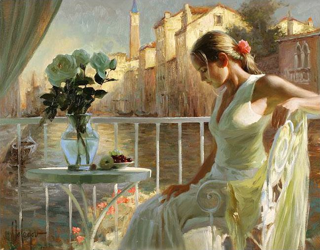 Vladimir Volegov Girl in Venice
